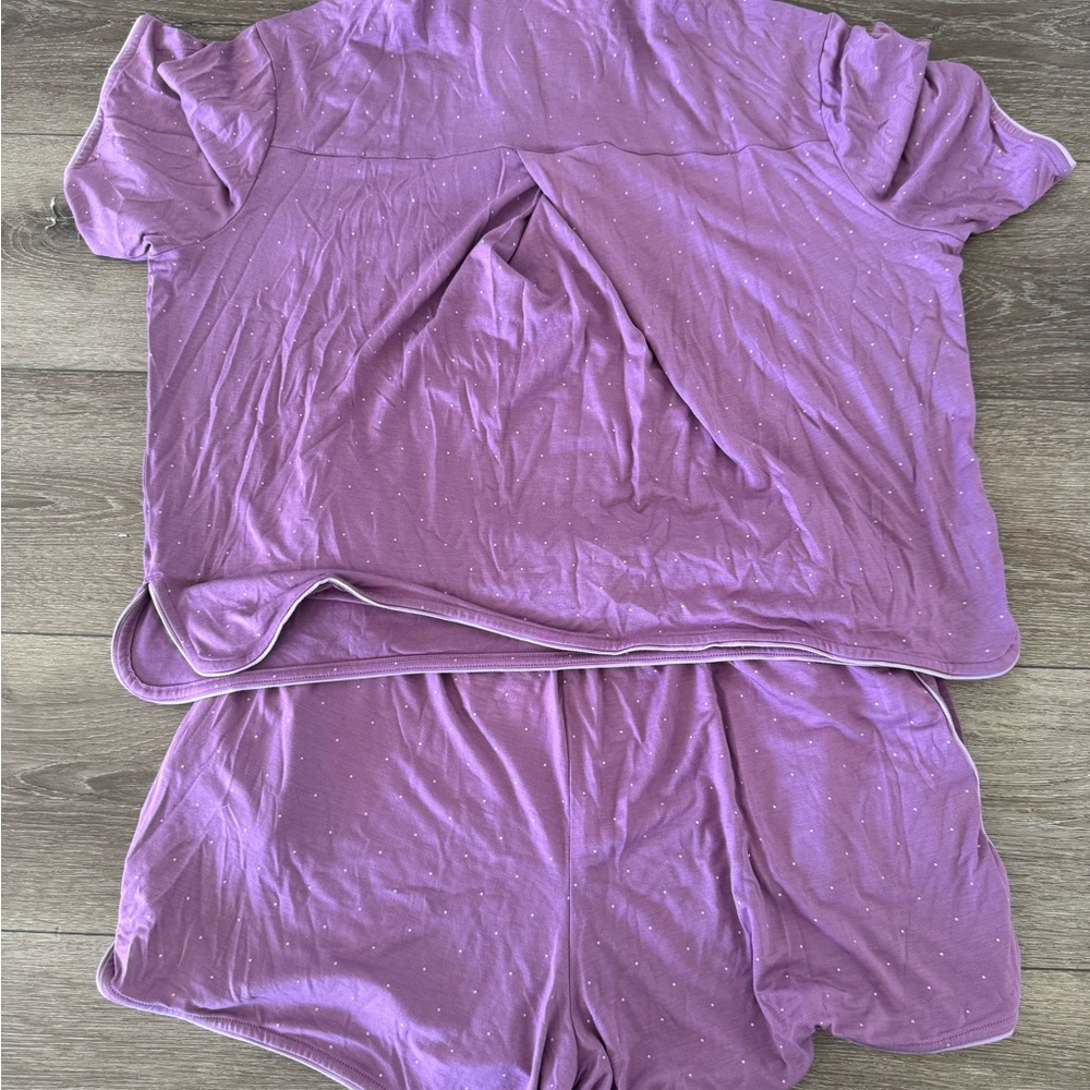 Tommy John Purple and White polka dot Pajama set - Picture 7 of 7